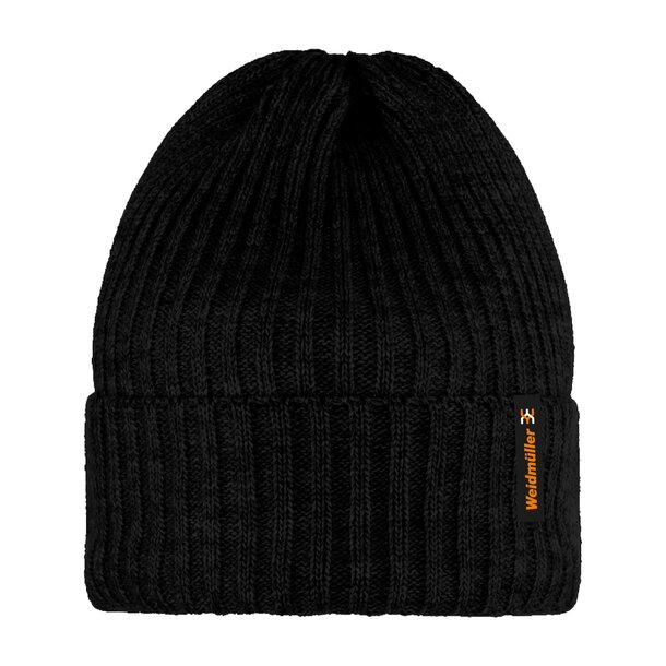 Premium Knitted hat KAMIL black